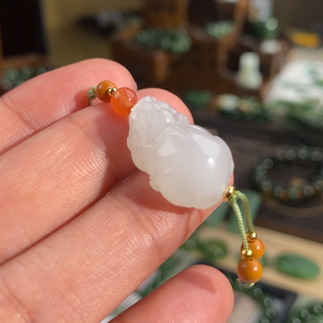 和田玉（白玉）颈饰未镶嵌