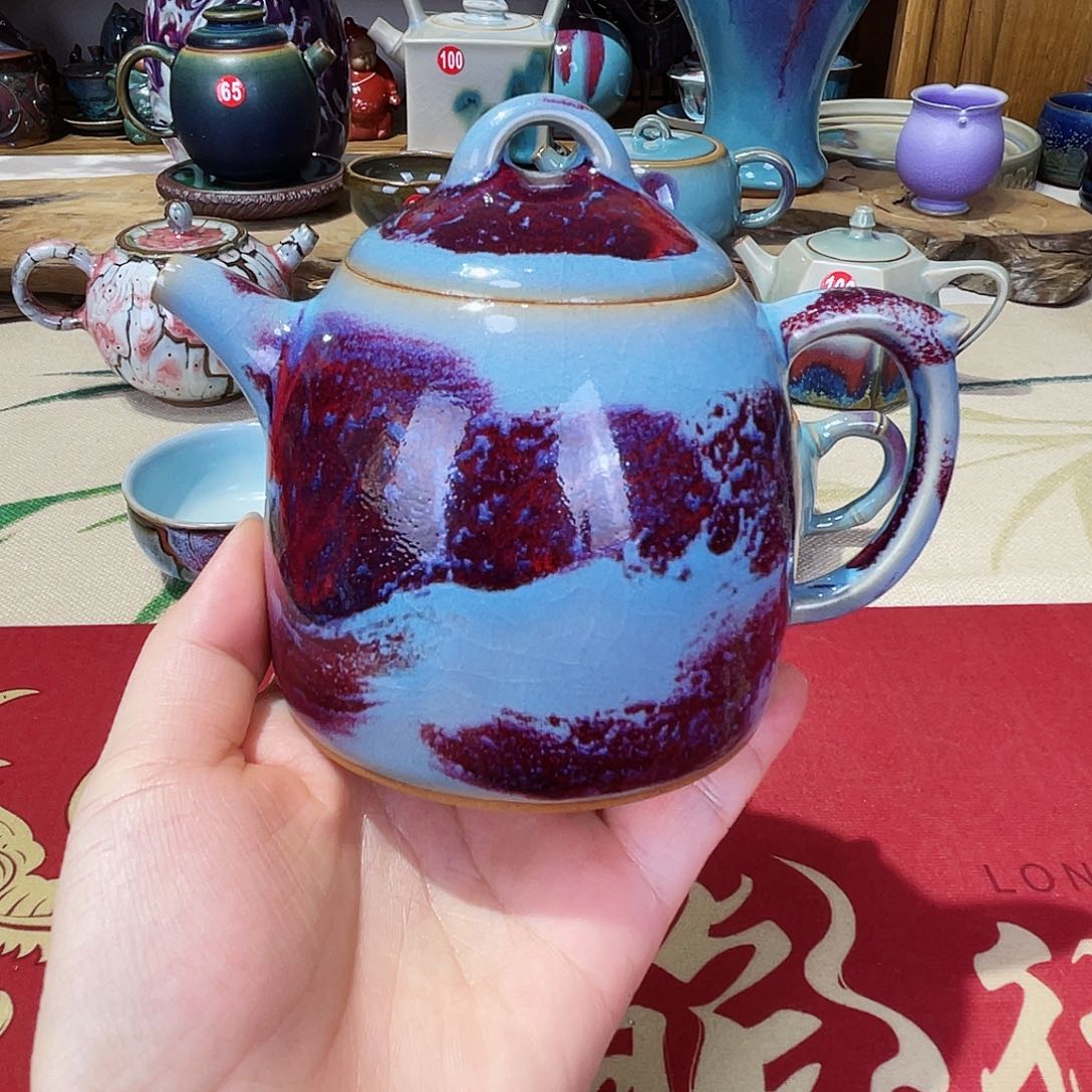 壶禹州钧瓷艺术作品