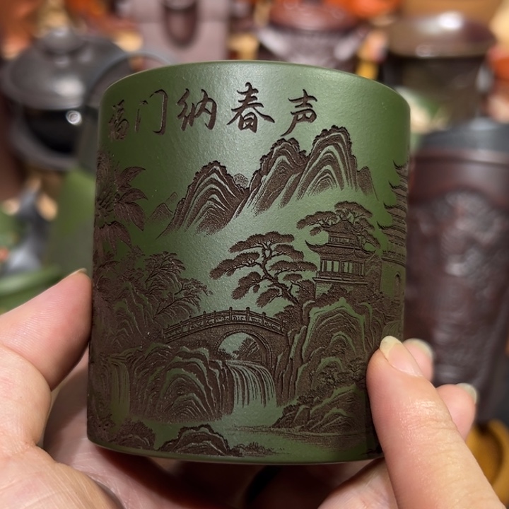 茶杯紫砂宜兴紫砂主人杯