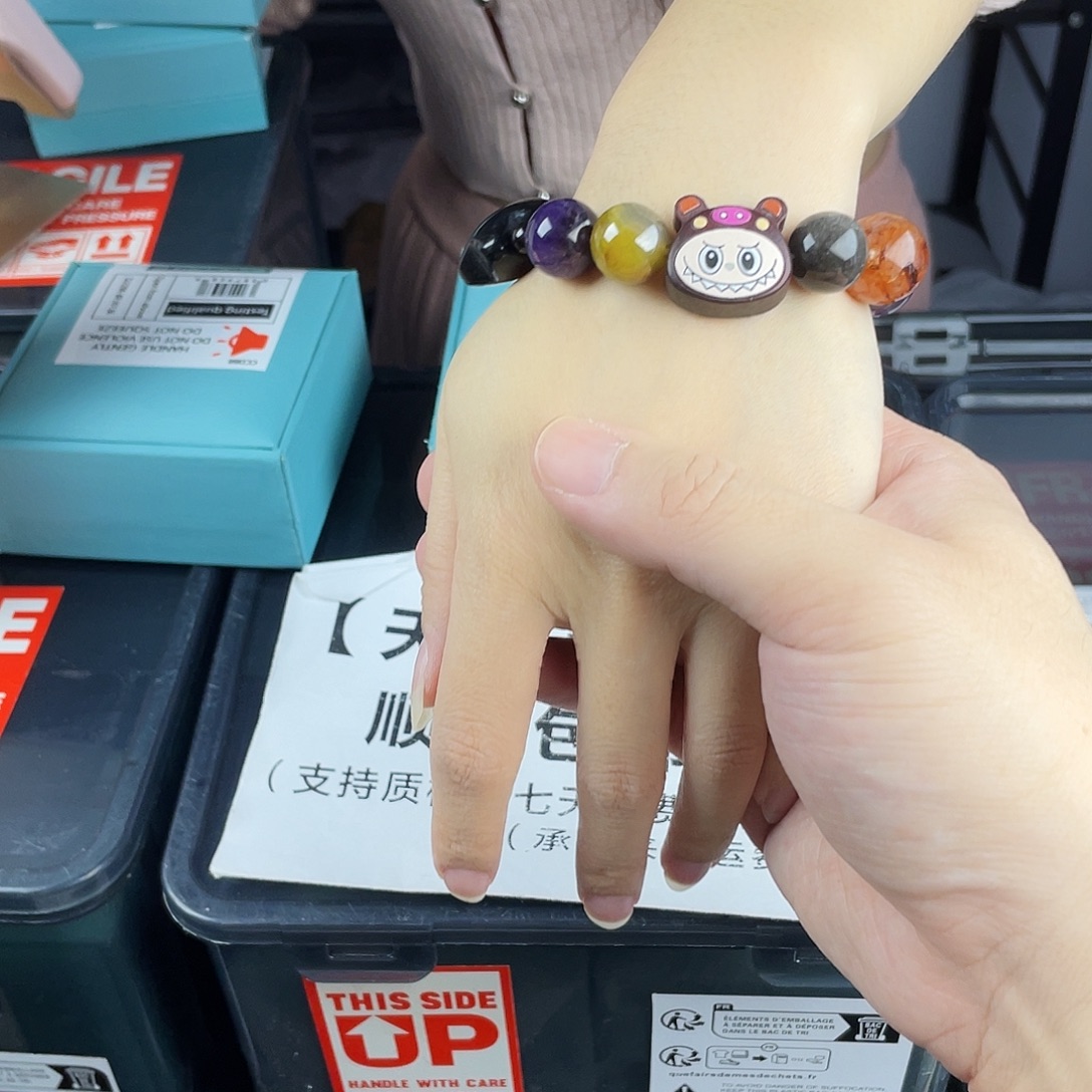 水晶手链银S925镶嵌