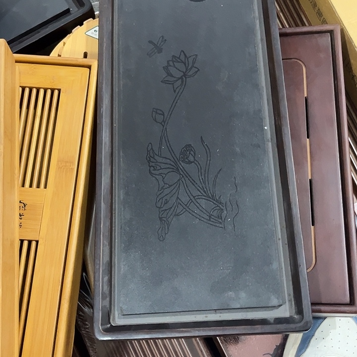 57*22荷塘清趣茶盘茶盘