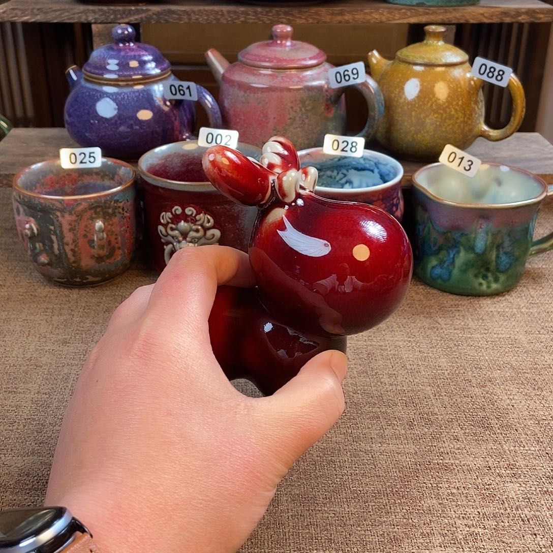 摆件钧瓷摆件材料