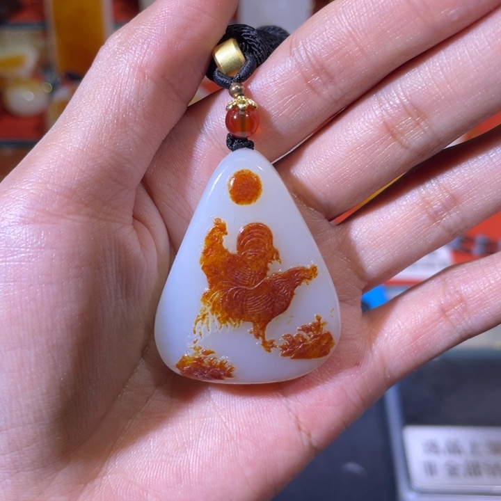 和田玉未镶嵌挂件用****4