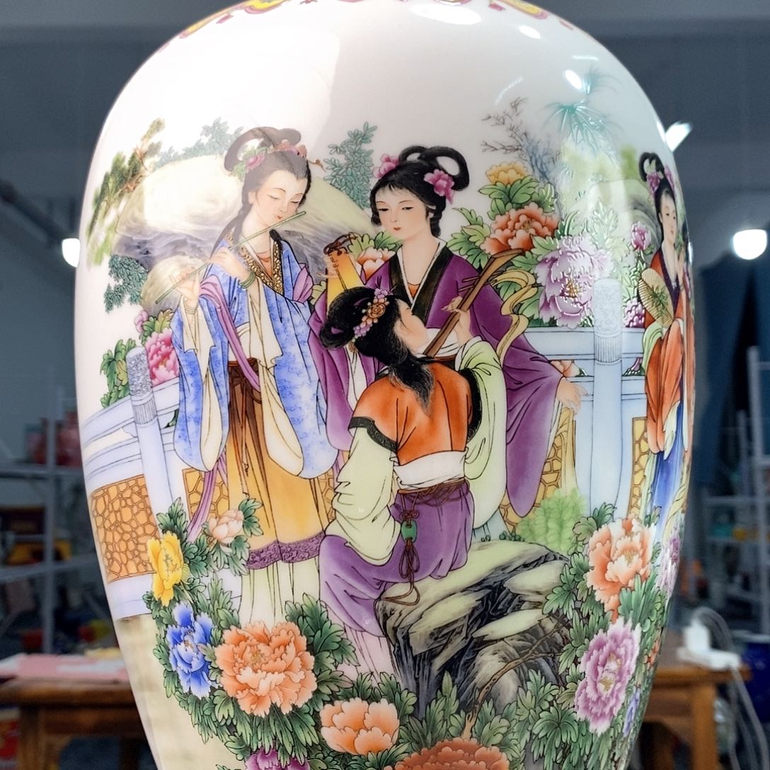 景德镇陶瓷花瓶摆件