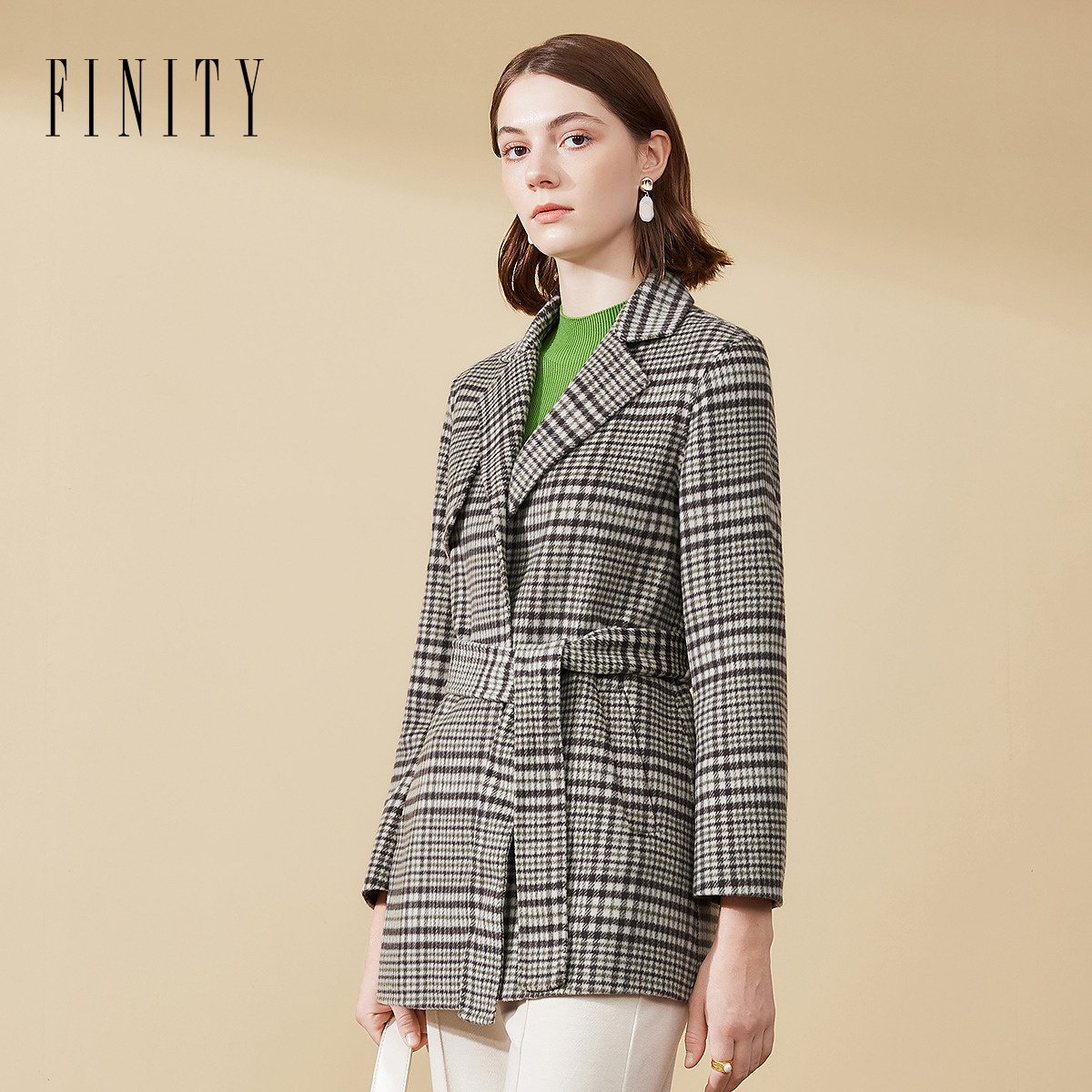 【粉丝专享】FINITY 新品时尚休闲显瘦气质款大衣 F20VD5132D