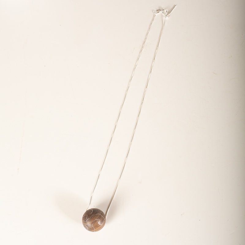 非金属木质吊坠 阴沉木木雕款【2.0阴沉檀祥云款】 原木雕塑件