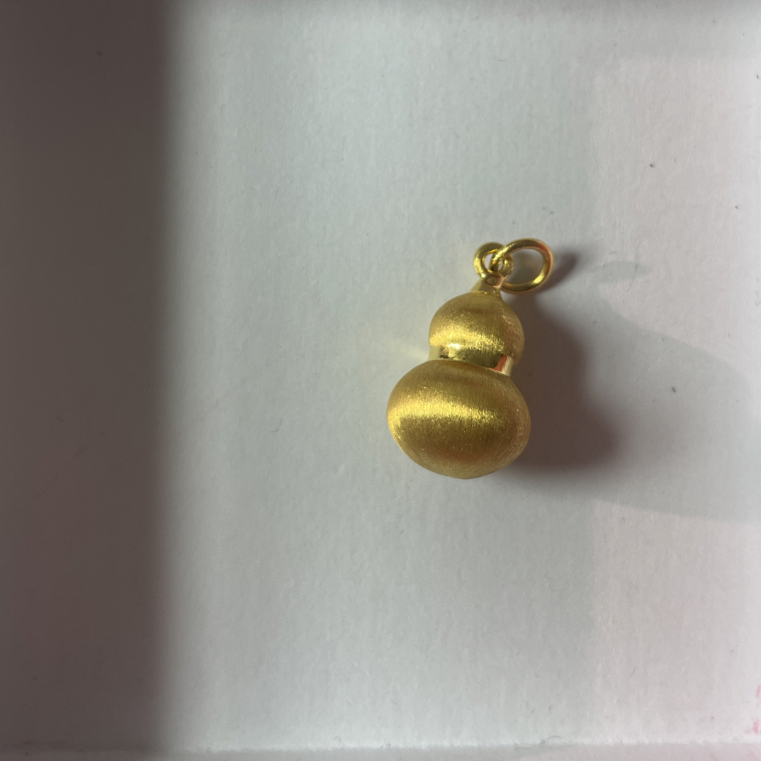 黄金足金999葫芦吊坠