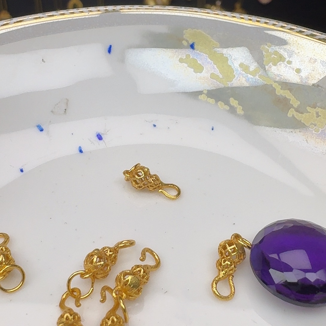 颈饰银S925镶嵌紫晶紫水晶925镶嵌165