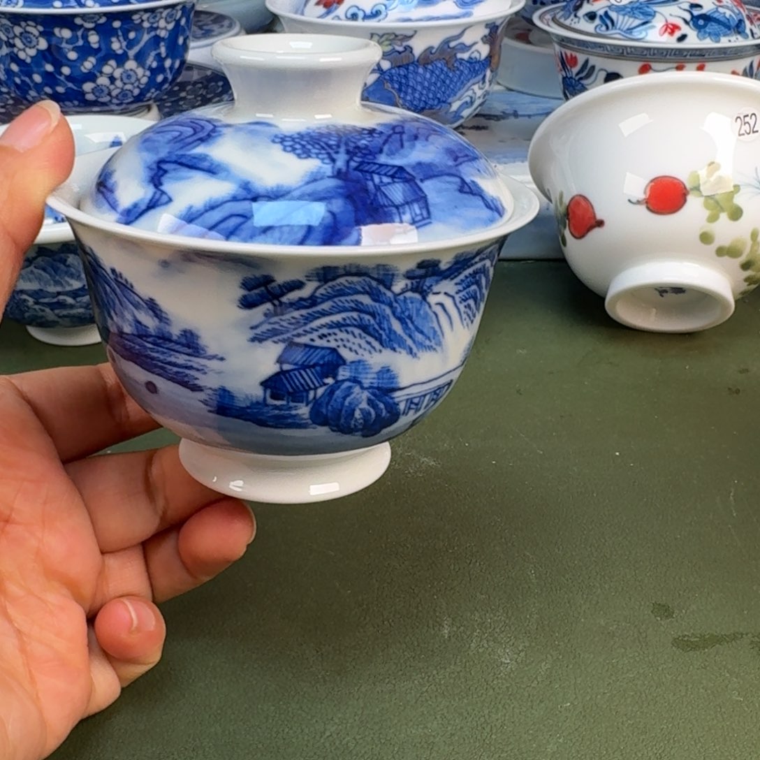 陶景德镇纯手绘茶具圆圆280