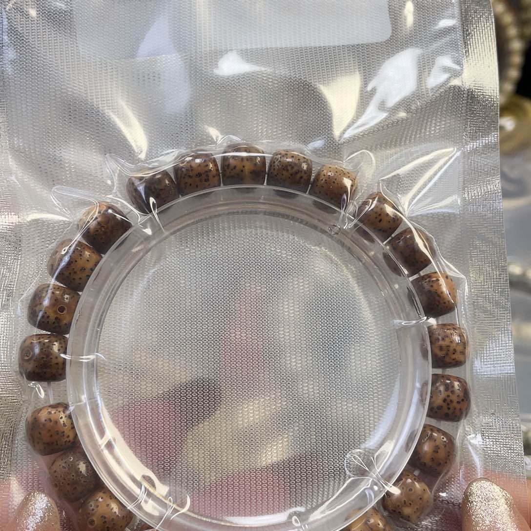 星月菩提手串原生态火烧云手串尺寸9