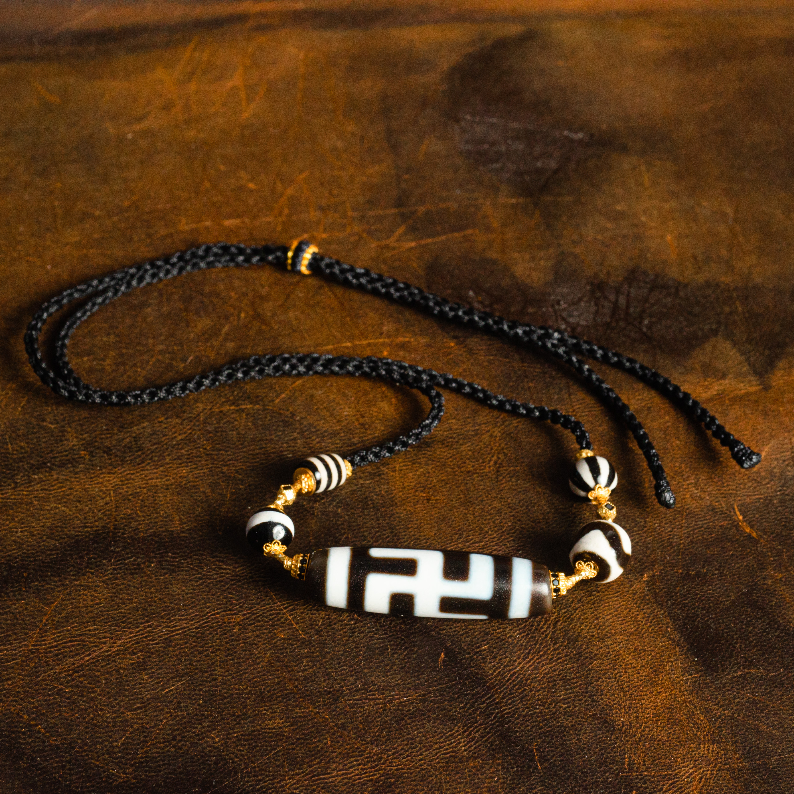 五月火活动 一眼万字天珠玛瑙项链 （拉萨直发）DU250409109