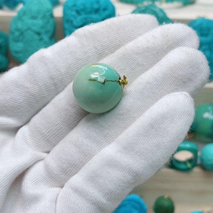 绿松石珠宝未镶嵌瓦*