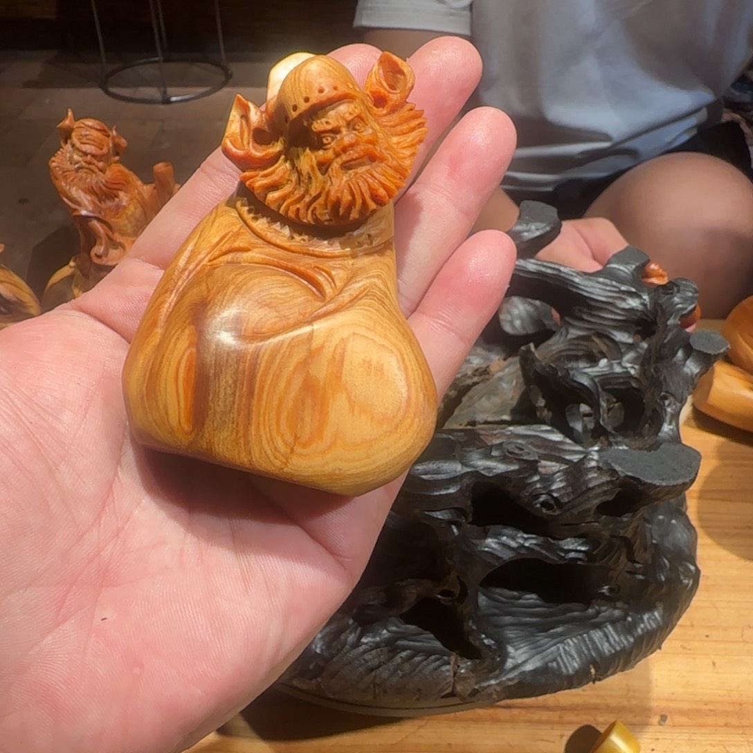两***叉柏木（崖柏）太行崖柏纯手工制作