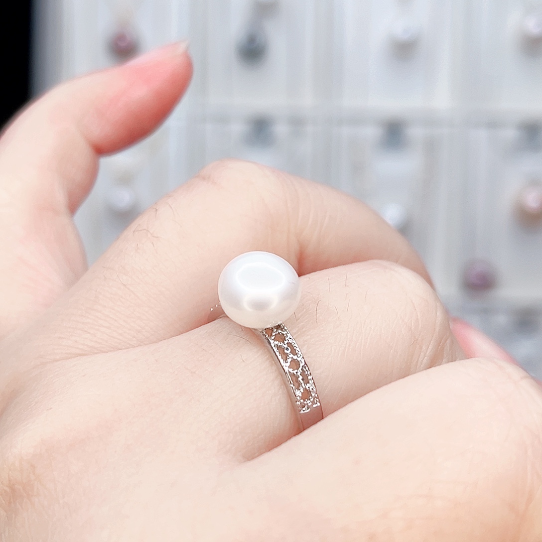 合金淡水珍珠吊坠(赠链)