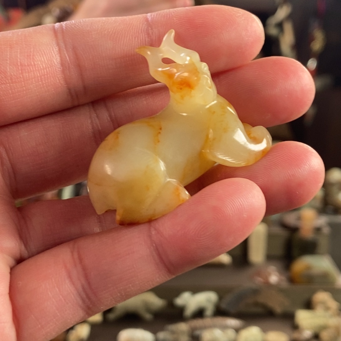 和田玉挂件未镶嵌华*