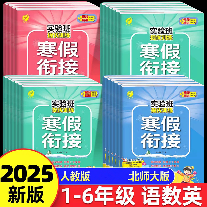 2025版 小学实验班提优训练寒假衔接（1-6）年级 