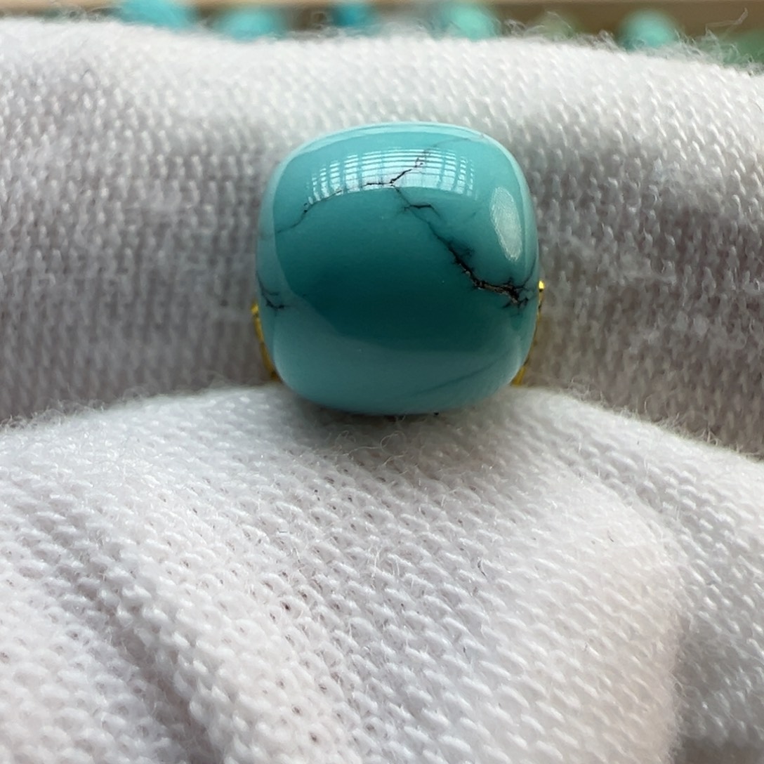 绿松石未镶嵌配饰7.7×7.2