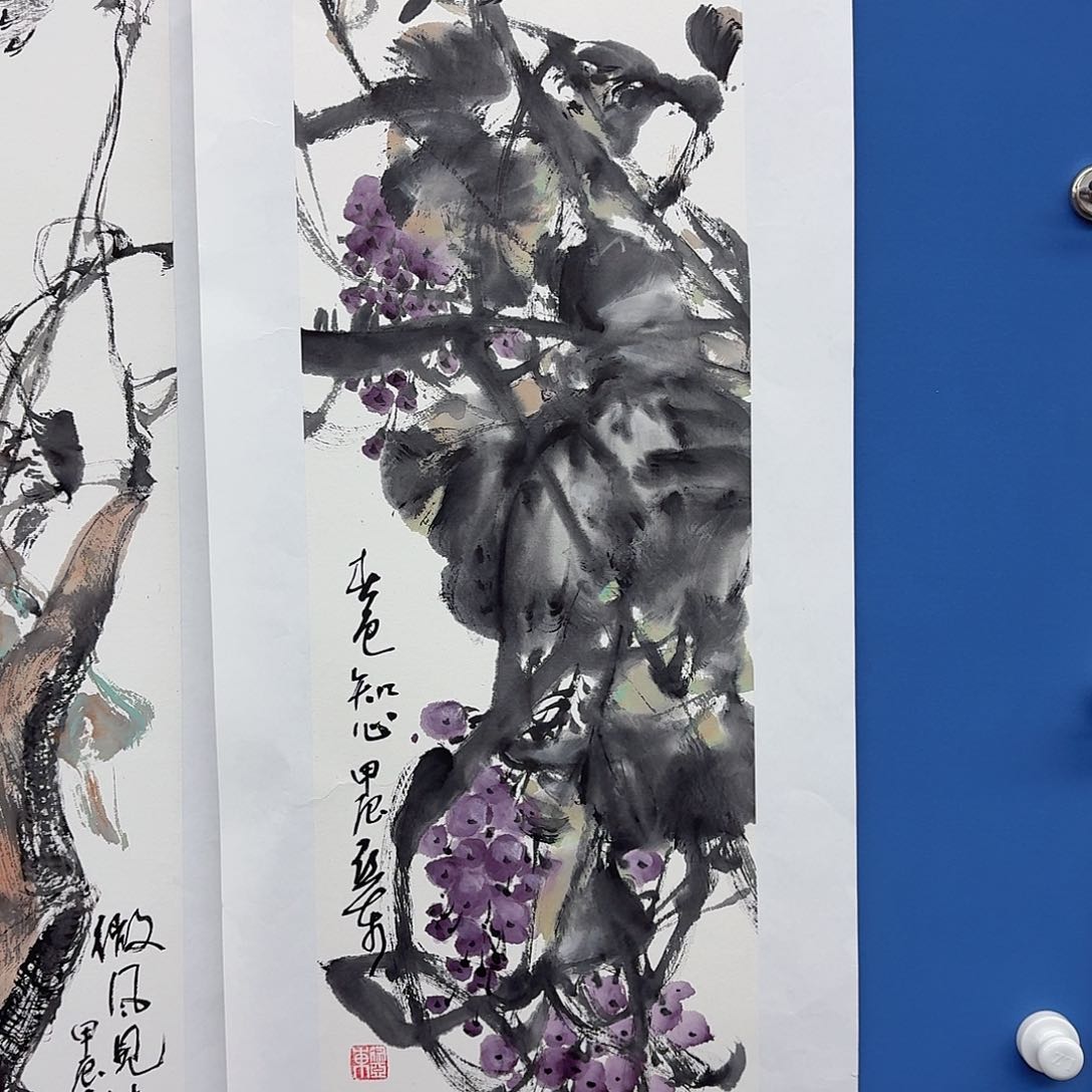 国画多次参加国内外书画