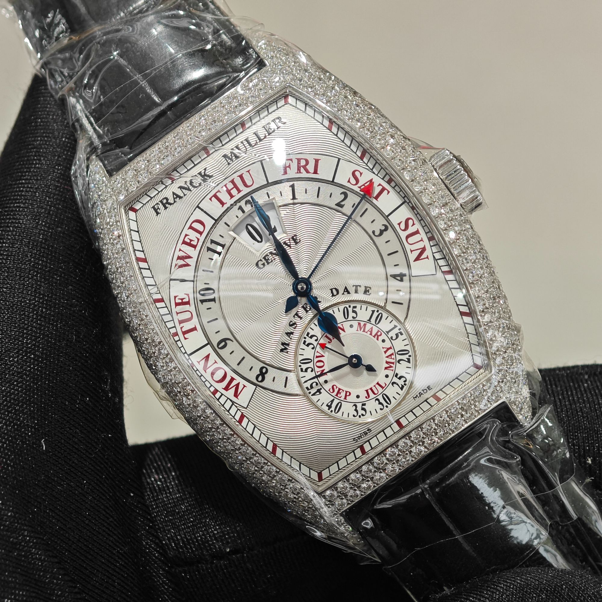 99新 Franck Muller/法兰克穆勒 空白卡未使用8880年历原钻机械表