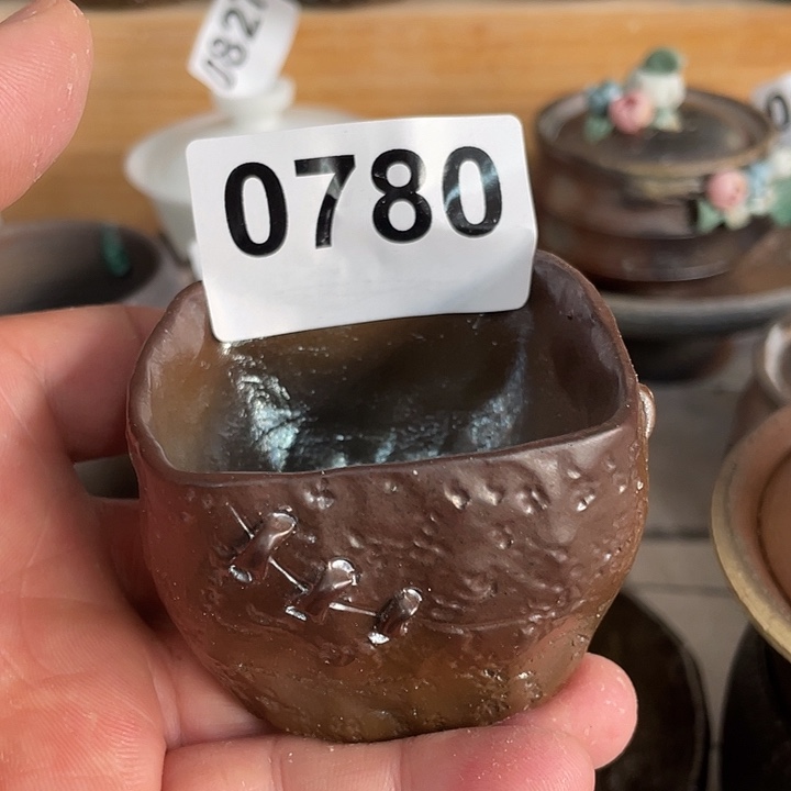 陶杯子柴烧纯手工780