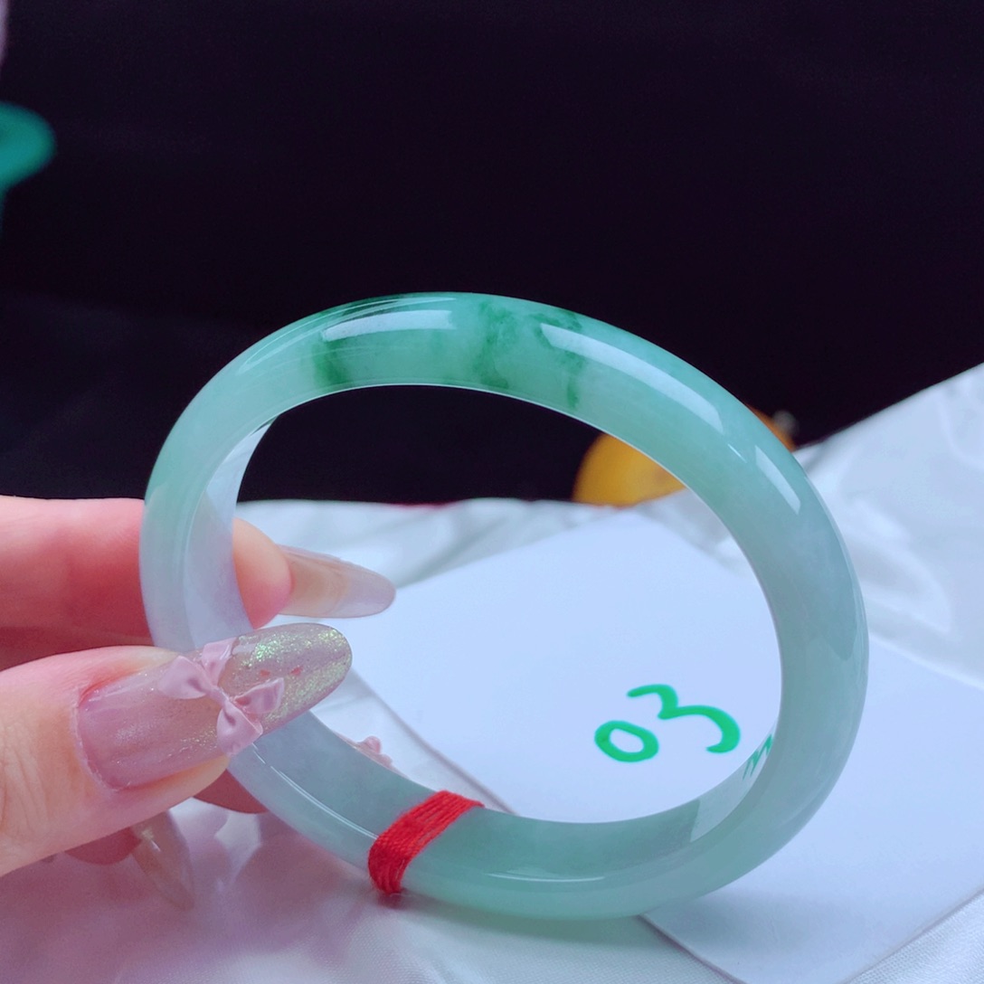 未镶嵌手镯翡翠天然缅甸翡翠A货手镯 贵妃03号