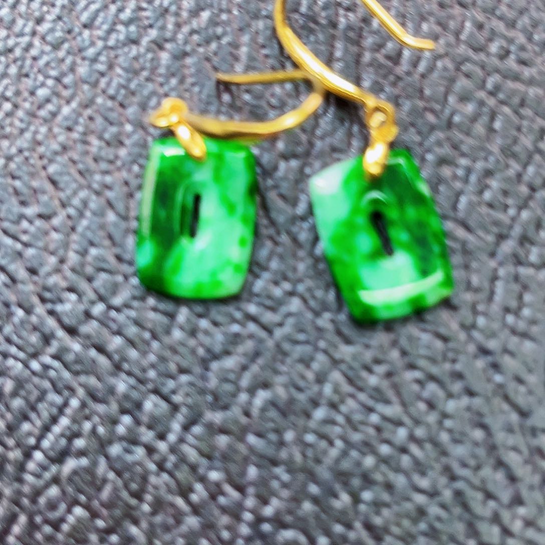 颈饰银S925镶嵌翡翠