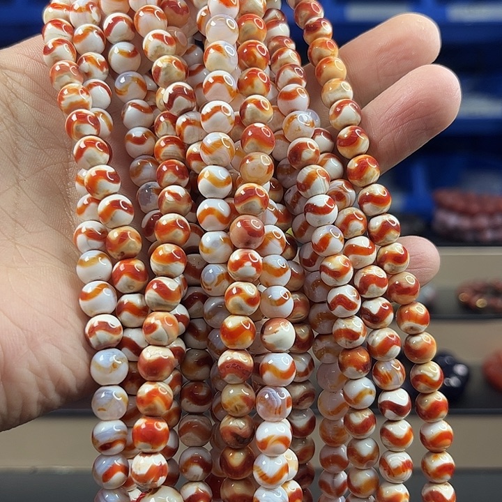 玛瑙未镶嵌项链T45卡8牙牙多样发其一