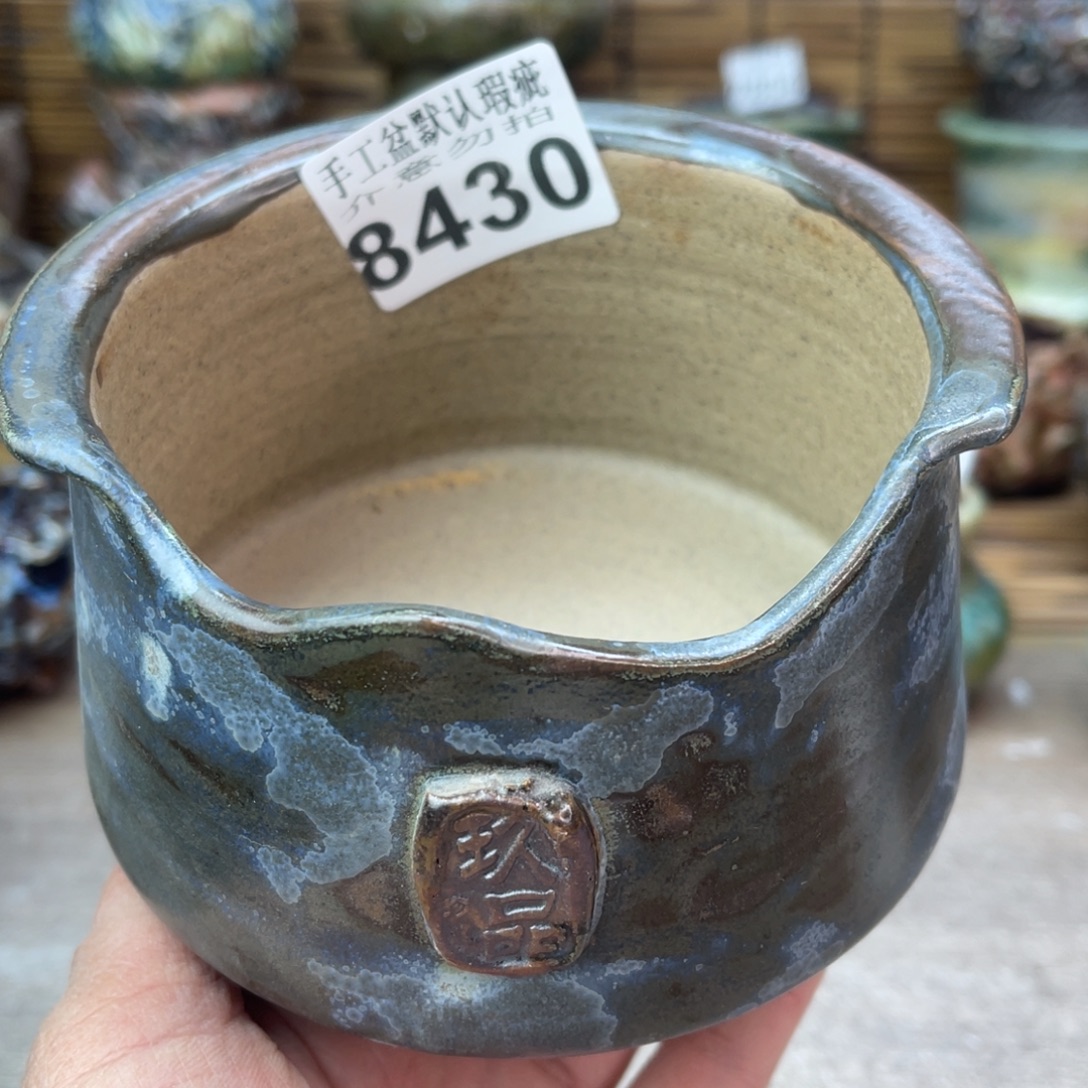 手工花盆默认瑕疵完美者勿拍