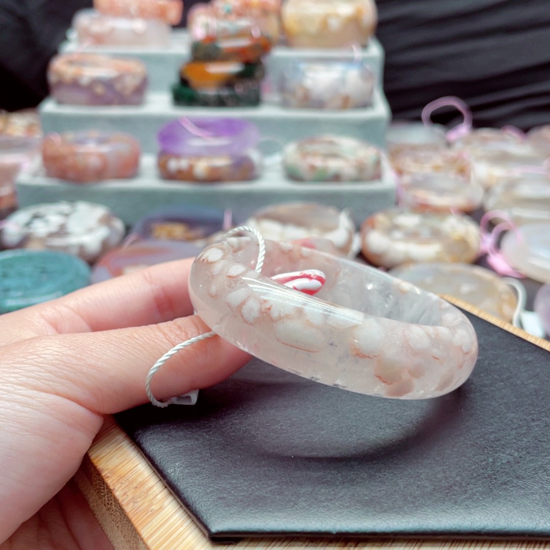 玛瑙/玉髓手镯未镶嵌Q*宝3