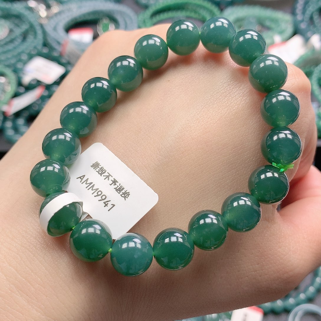 翡翠颈饰未镶嵌手串卡10