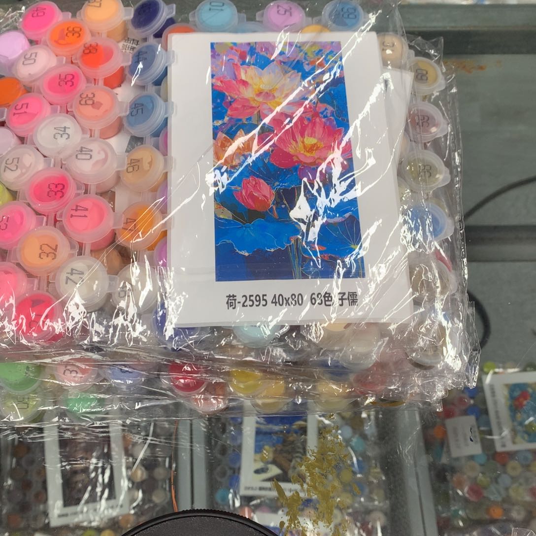 棉布雪*离荷-2595大尺寸棉布