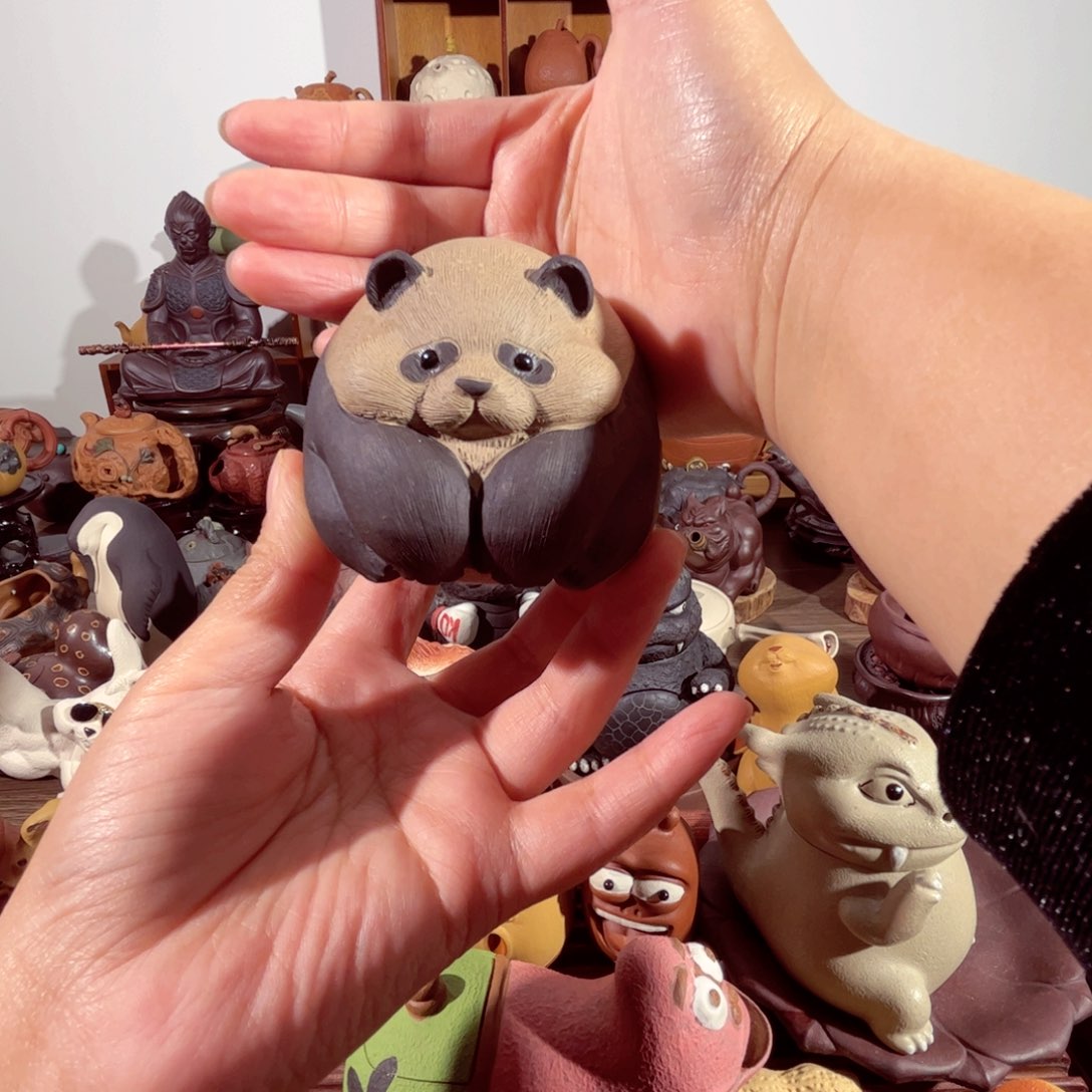 紫砂茶壶纯手工打造完美无瑕