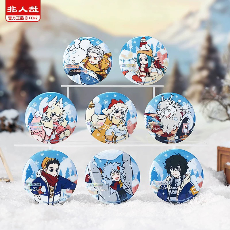 【暖冬奇趣】吧唧透卡镭射票拍立得盲盒