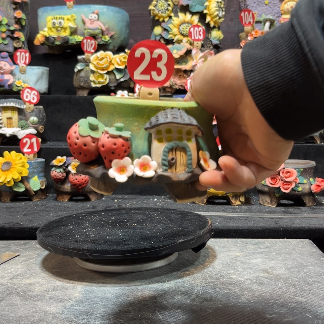 姣***姣白狐花器多肉花盆