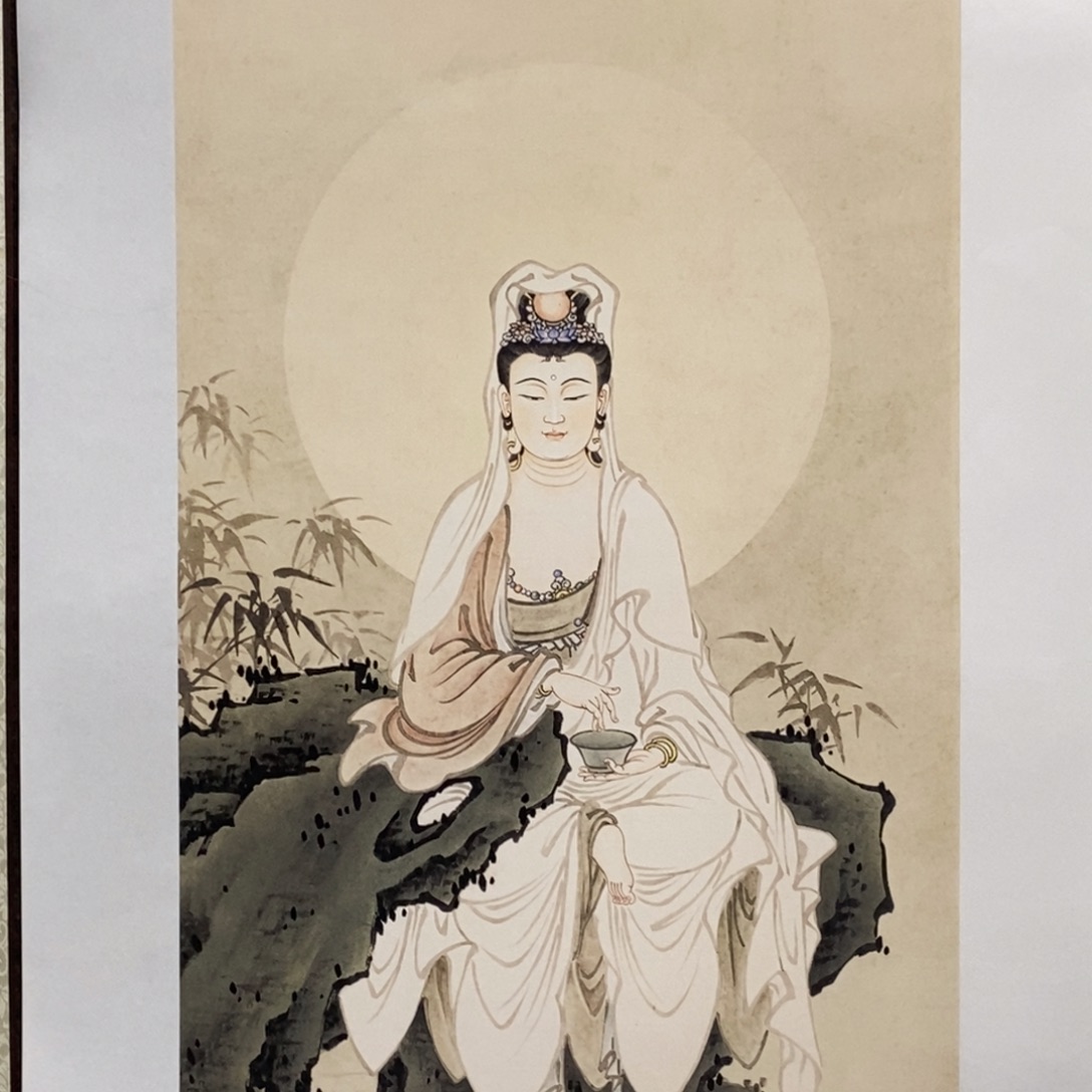 版画白衣观世音菩萨