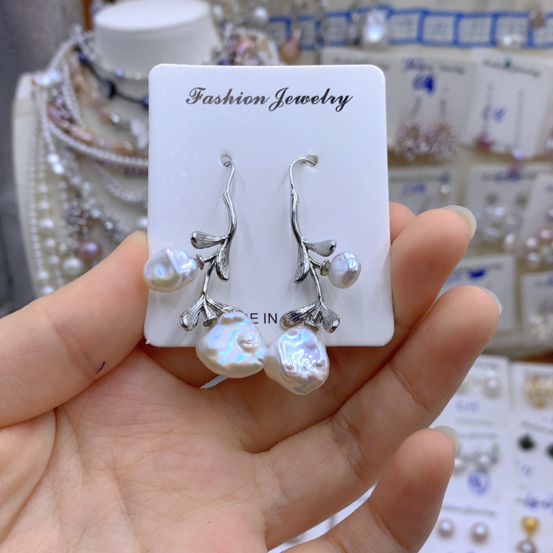 淡水珍珠颈饰银S925镶嵌