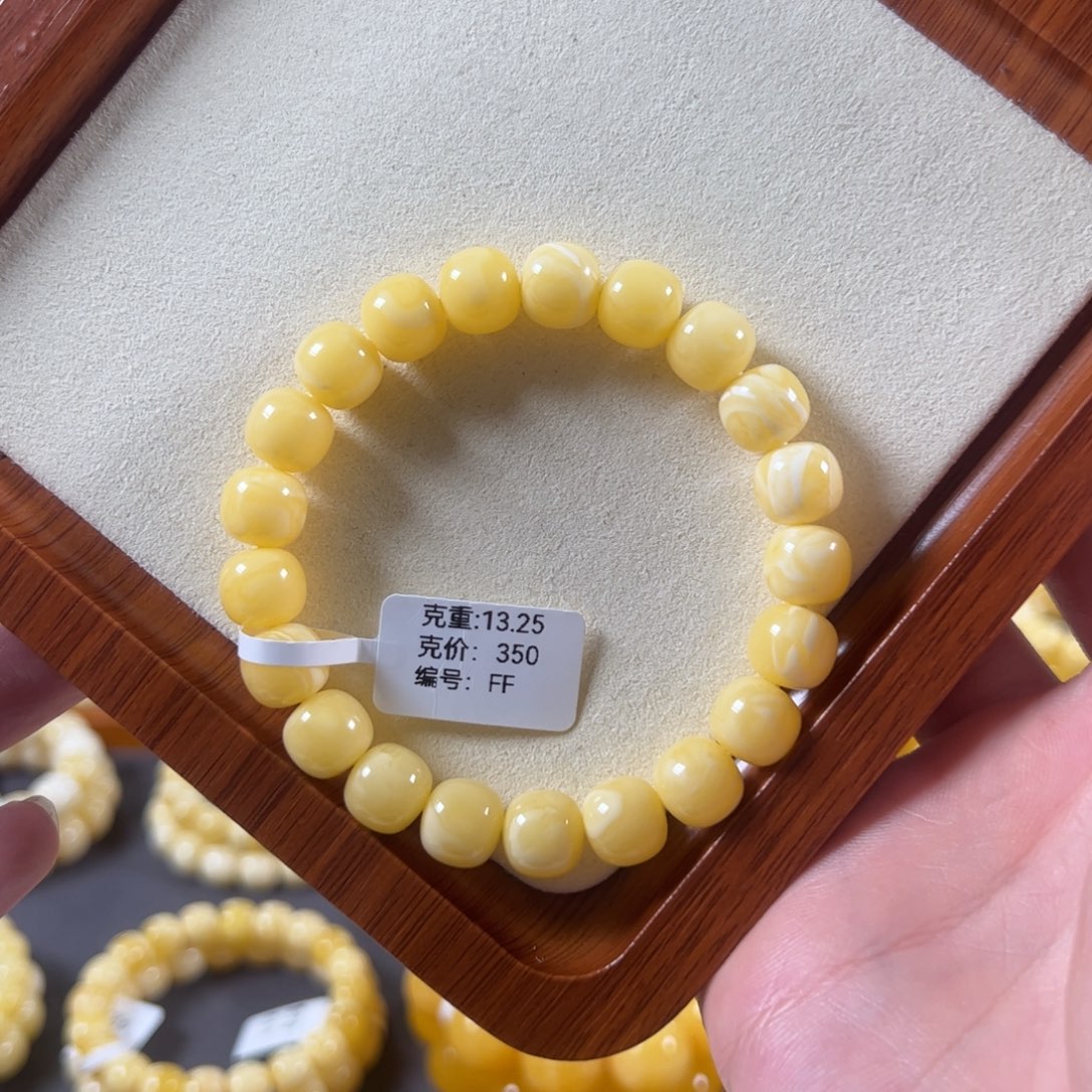 裸石蜜蜡未镶嵌10.2mm焦皮满蜡杨枝甘露奶橘老型ff