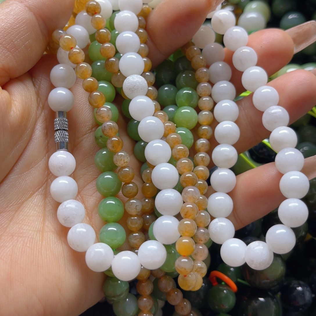 和田玉手链未镶嵌