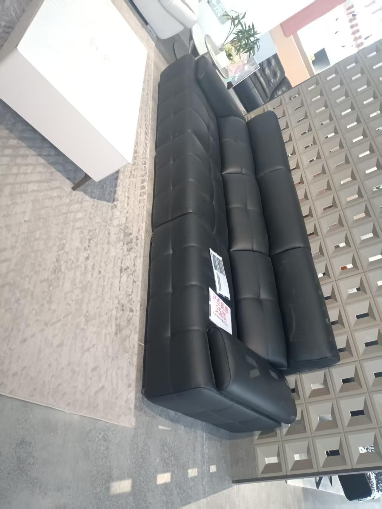 S74功能沙发皮沙发极简简约三人位轻奢客厅意式沙发高级牛皮家用