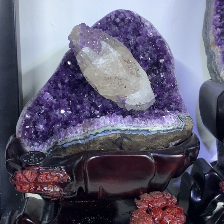 紫晶小葛屏风未镶嵌