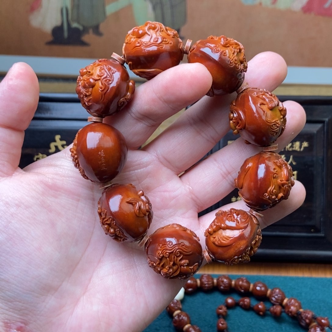 手串橄榄核观音无相