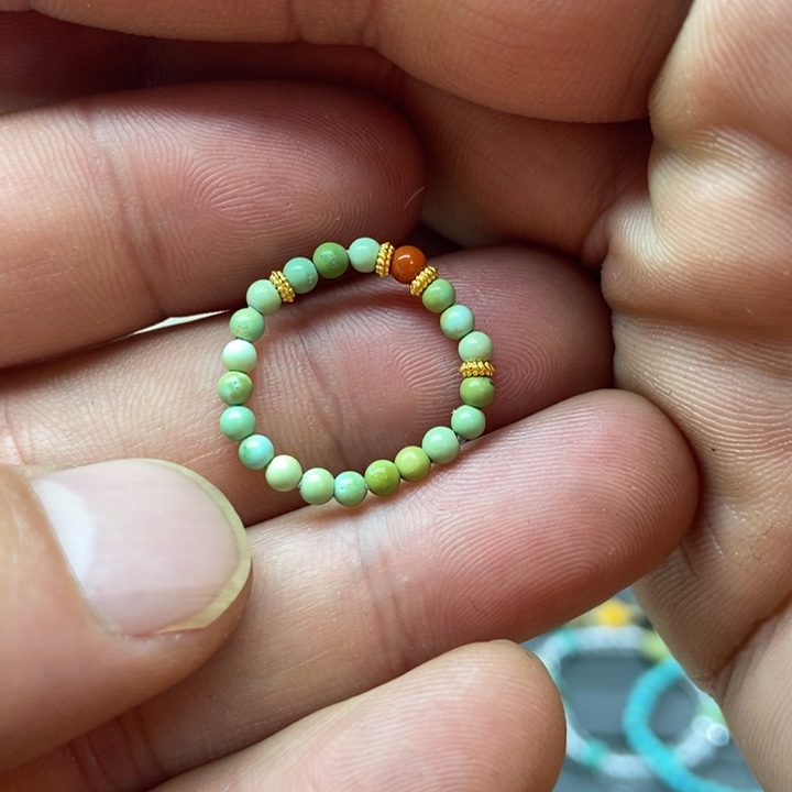 南红玛瑙银S925镀金镶嵌滴流