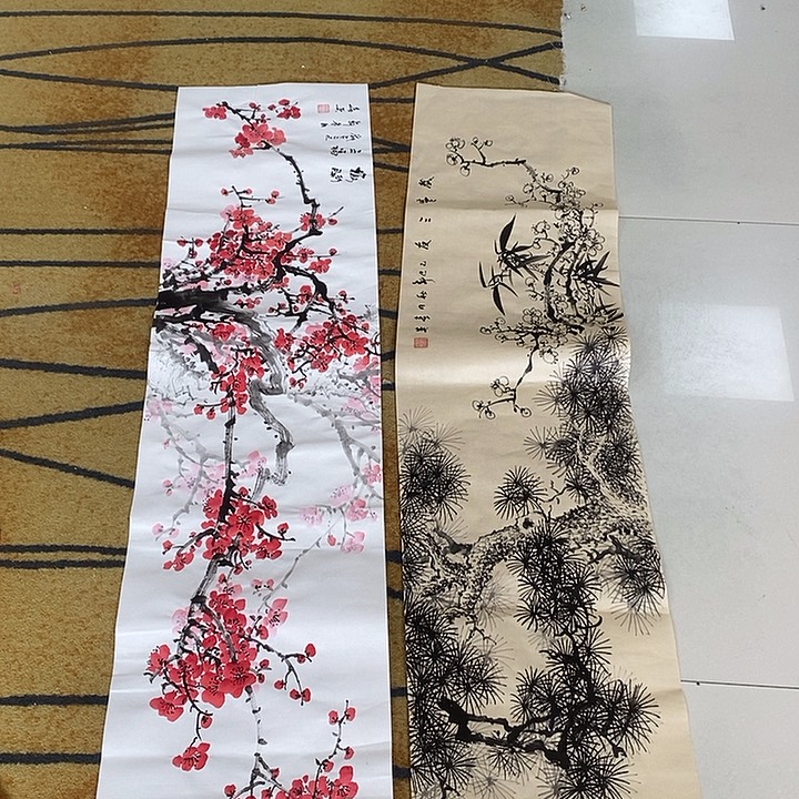 矮***肥国画34/138赵春英手绘画芯