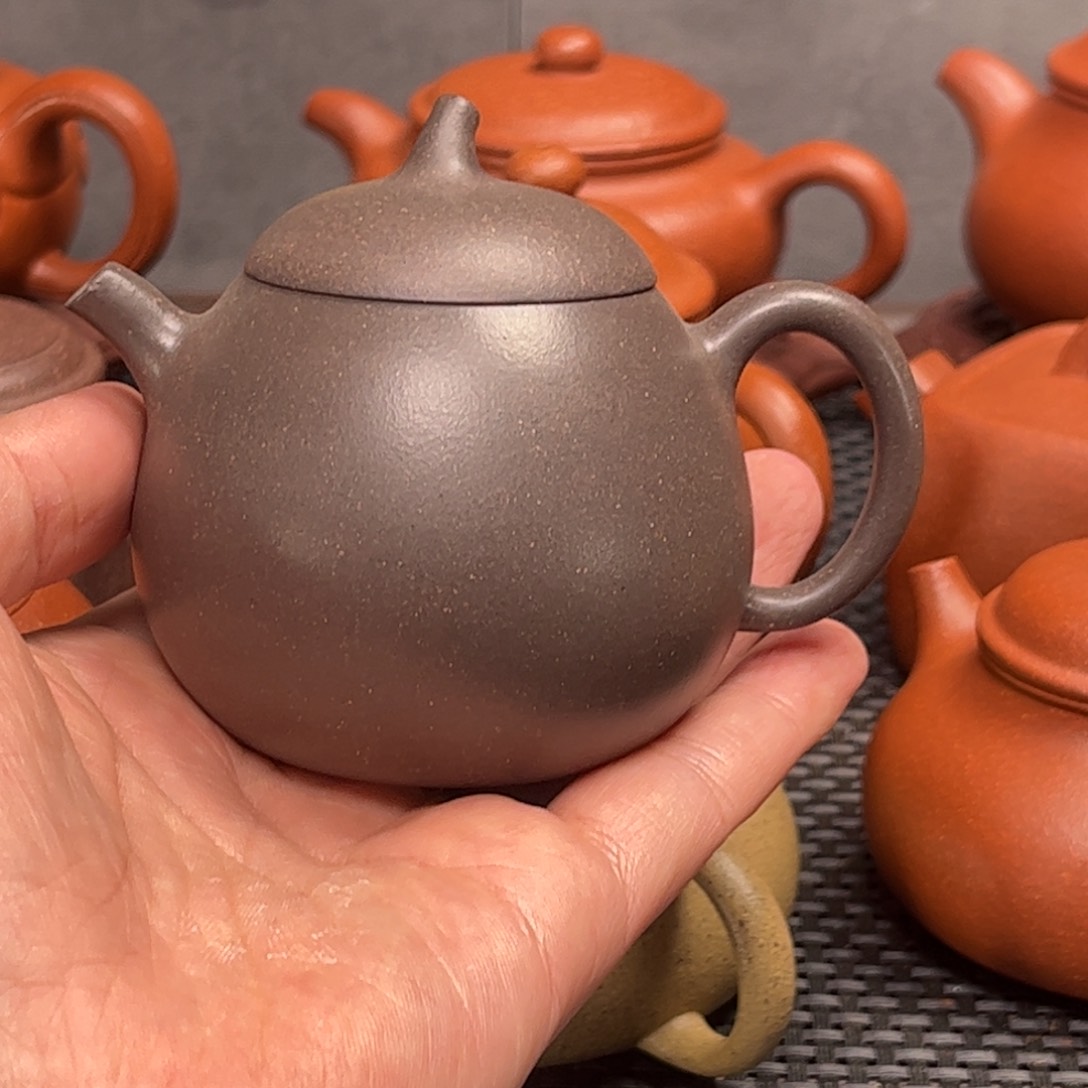 紫砂茶壶紫砂艺术茶具套装青灰段