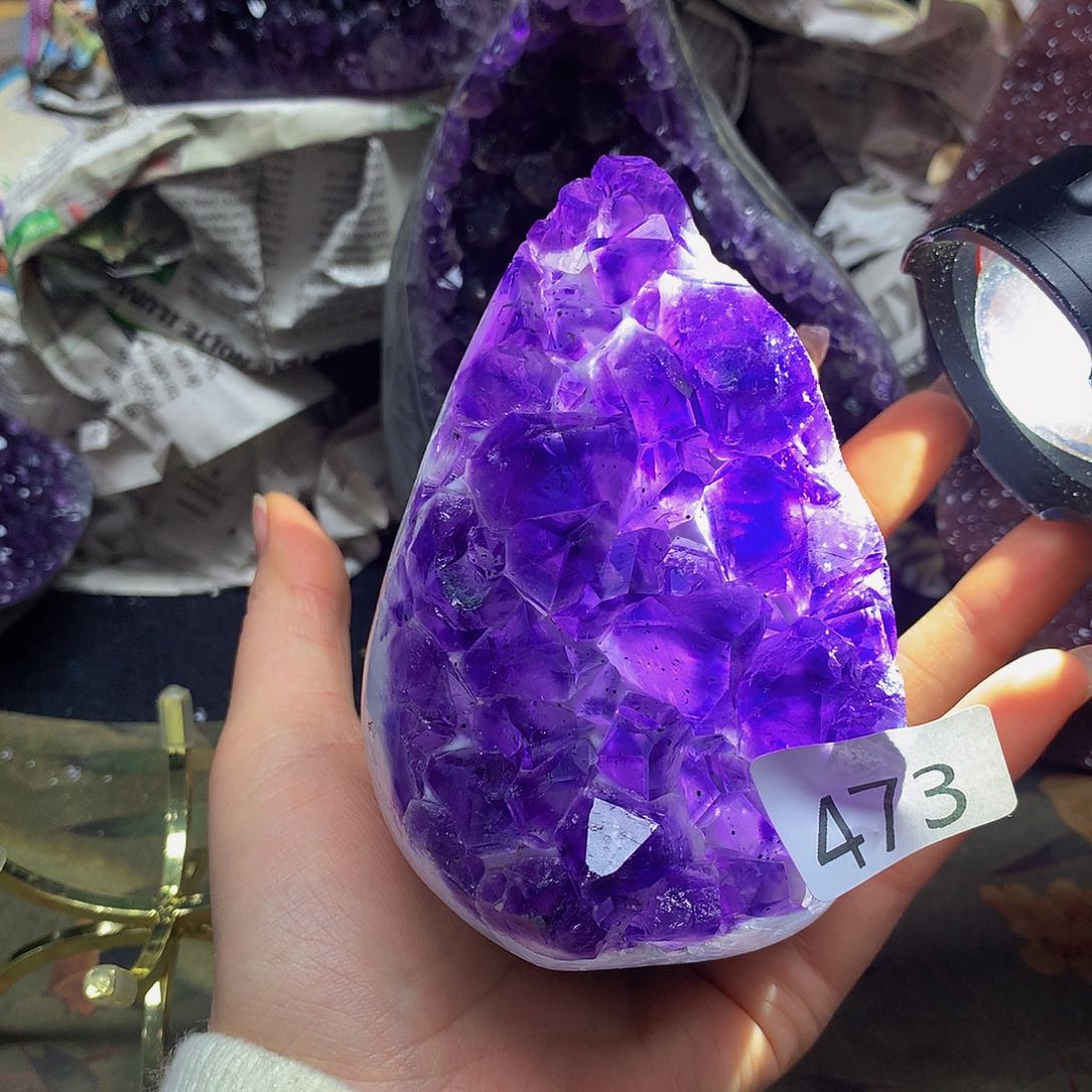 紫晶大型摆件（非配饰）未镶嵌