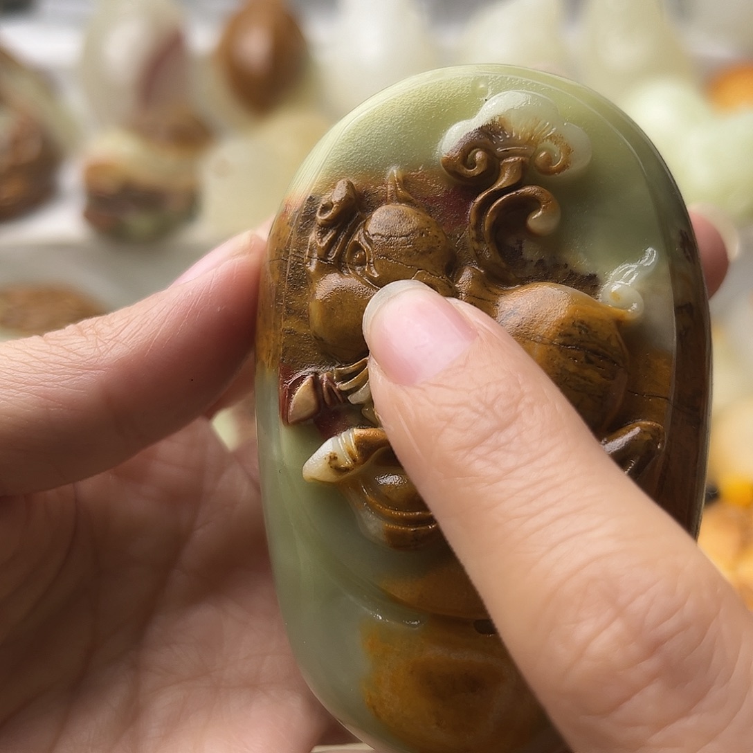 石材古青石不退换猪微瑕