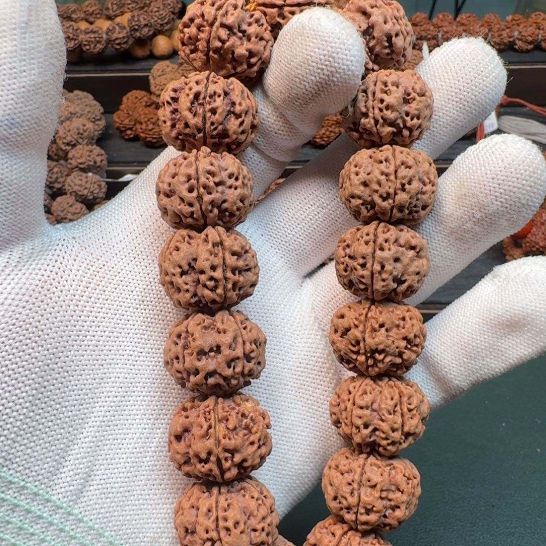 金刚菩提手串20豆腐块蜂窝双龙