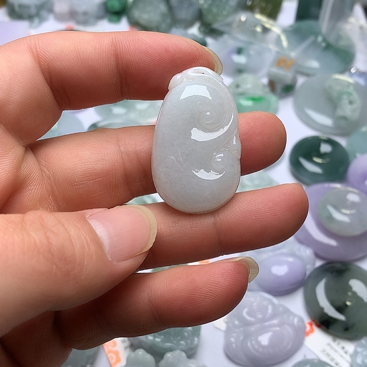 翡翠未镶嵌颈饰天然翡翠