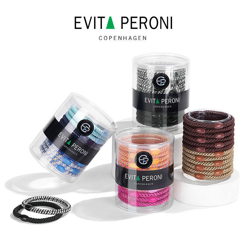 Evita Peroni/依慧达细款高弹力简约皮筋耐用彩色发圈