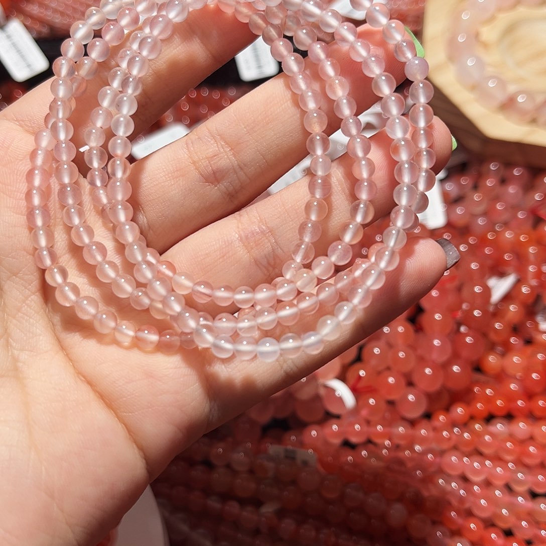 南红玛瑙未镶嵌手链